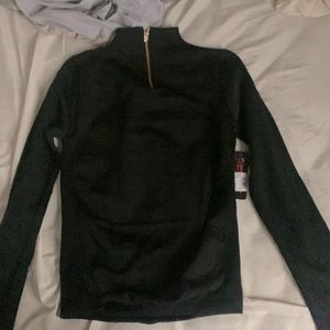 All black long sleeve shirt